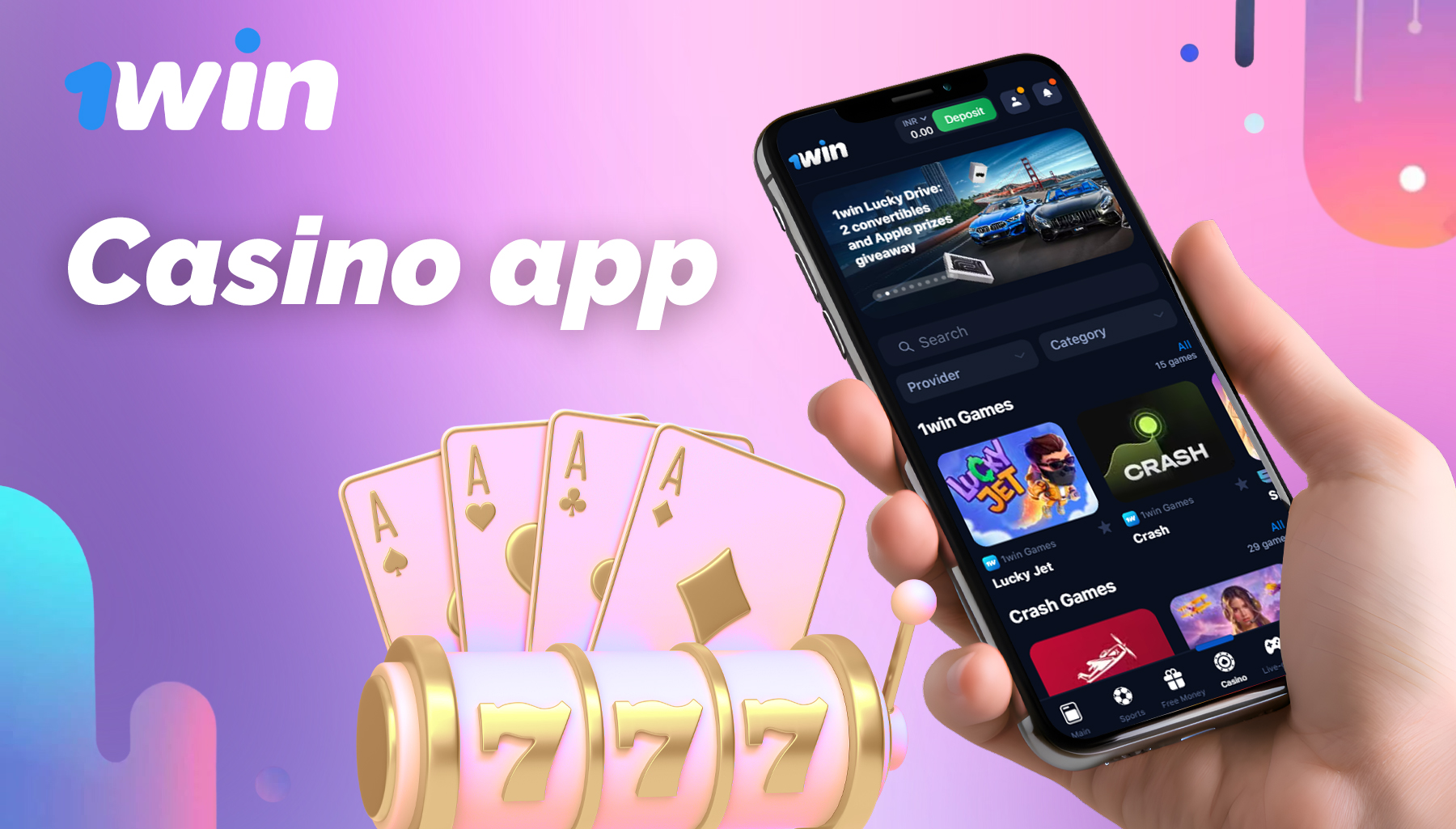 1win casino app for mobile devices