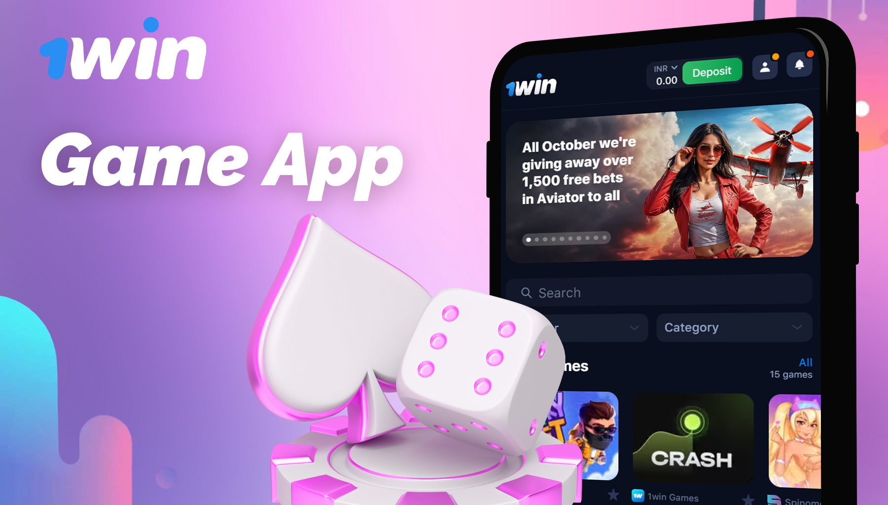 1win game app gaming on the go