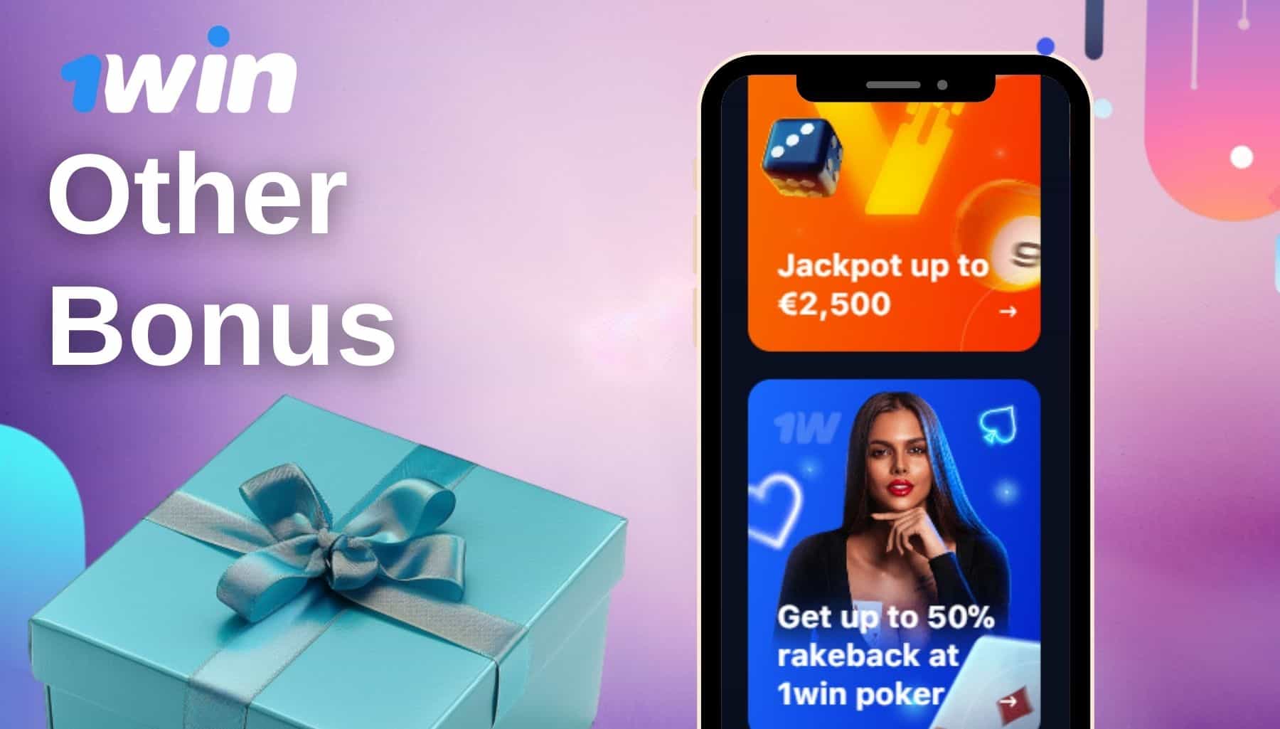 1Win India Other bonus program offers