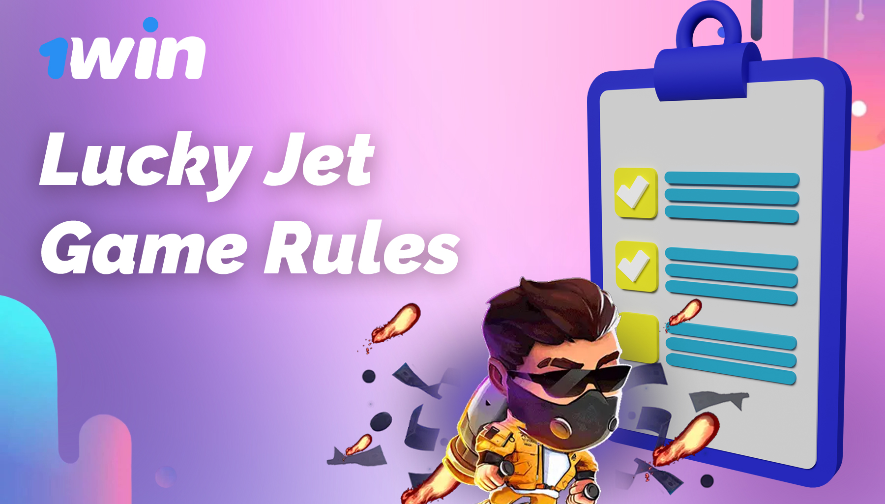 1win lucky jej game rules